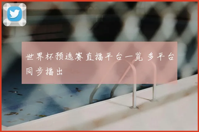 世界杯预选赛直播平台一览 多平台同步播出