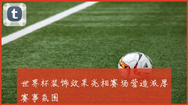 世界杯装饰效果亮相赛场营造浓厚赛事氛围